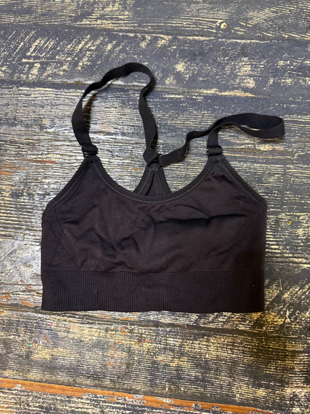 all in motion Black Seamless Sports Bralette